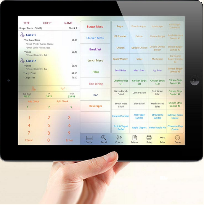 Aldelo Touch on IPAD